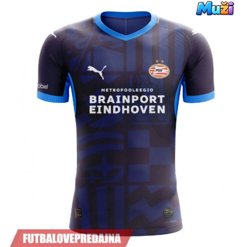 Lacne Muži Futbalové dres PSV Eindhoven Ruben van Bommel #7 2026-27 Krátky Rukáv - Tretina